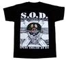 S.O.D. SOD STORMTROOPERS OF DEATH SOD Short - Long Sleeve New Black European and American Style Pure T-shirt