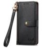 Кошелек-чехол для Samsung Galaxy S25 S24 S23 S22 S21 S20 Ultra с карманом на молнии, кошелек с ремешком на запястье, подставка, держатель для карт, флип-чехол с RFID