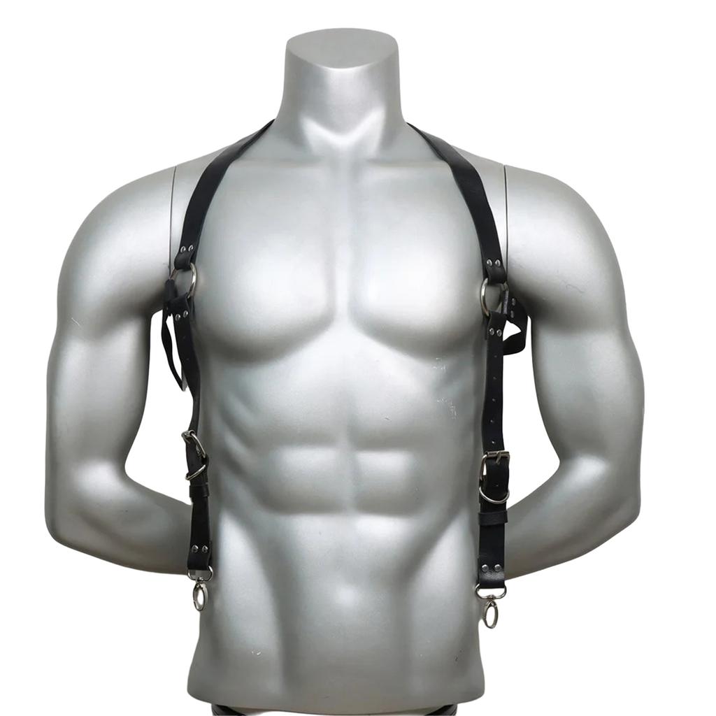 Gothic Waist Belt for Men Body Corset Harness Strap for Cosplay Party Night Club Waist Belt for Costume Female Accessory