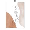 Wall Art Canvas Painting Modern Line Face Body Girl Color Block Nordic Posters And Prints Wall Pictures For Living Room Decor