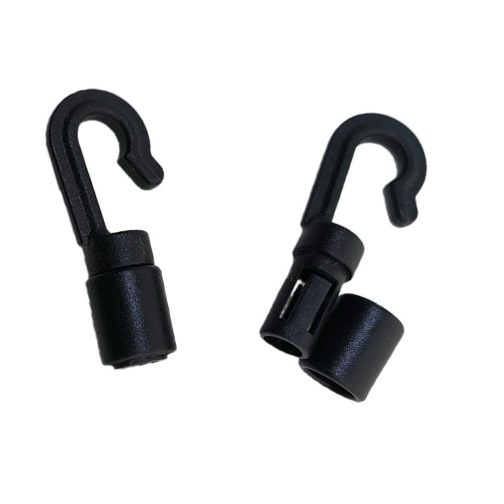 10/30pcs Kayak Bungee Shock Cord Hook For 6mm Diameter Rope Cargo Net Hooks Shock Absorbing Cord Hooks Kayak Replacement 3