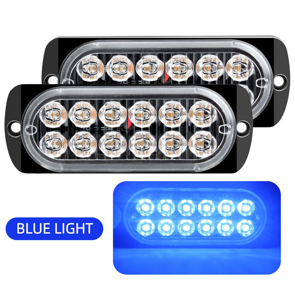 Car Warning Light Car Lights Assembly Car Truck Emergency Side Lamp 12 LED Car-styling Signal Lamp LED Warning Light