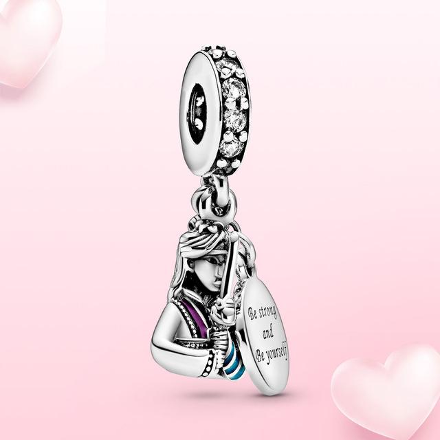 100% стерлингового серебра 925 пробы, подвеска «Тысячелетний сокол», подвеска, подходит для оригинальных модных ювелирных изделий, женский браслет, подарок «сделай сам»