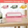 Прозрачная косметичка из ПВХ, портативная дорожная сумка для мытья, водонепроницаемая, большой вместимости, косметичка, полупрозрачная, для красоты, женский кейс для туалетных принадлежностей