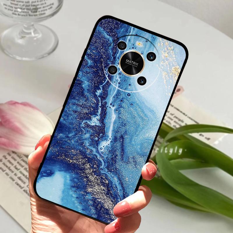 Чехол для Honor Magic4 Lite 5G ANY-LX1 LX2 LX3 Силиконовый ТПУ Мягкая крышка для телефона Для Honor Magic 4 Lite Бампер Fundas Модный Люксовый