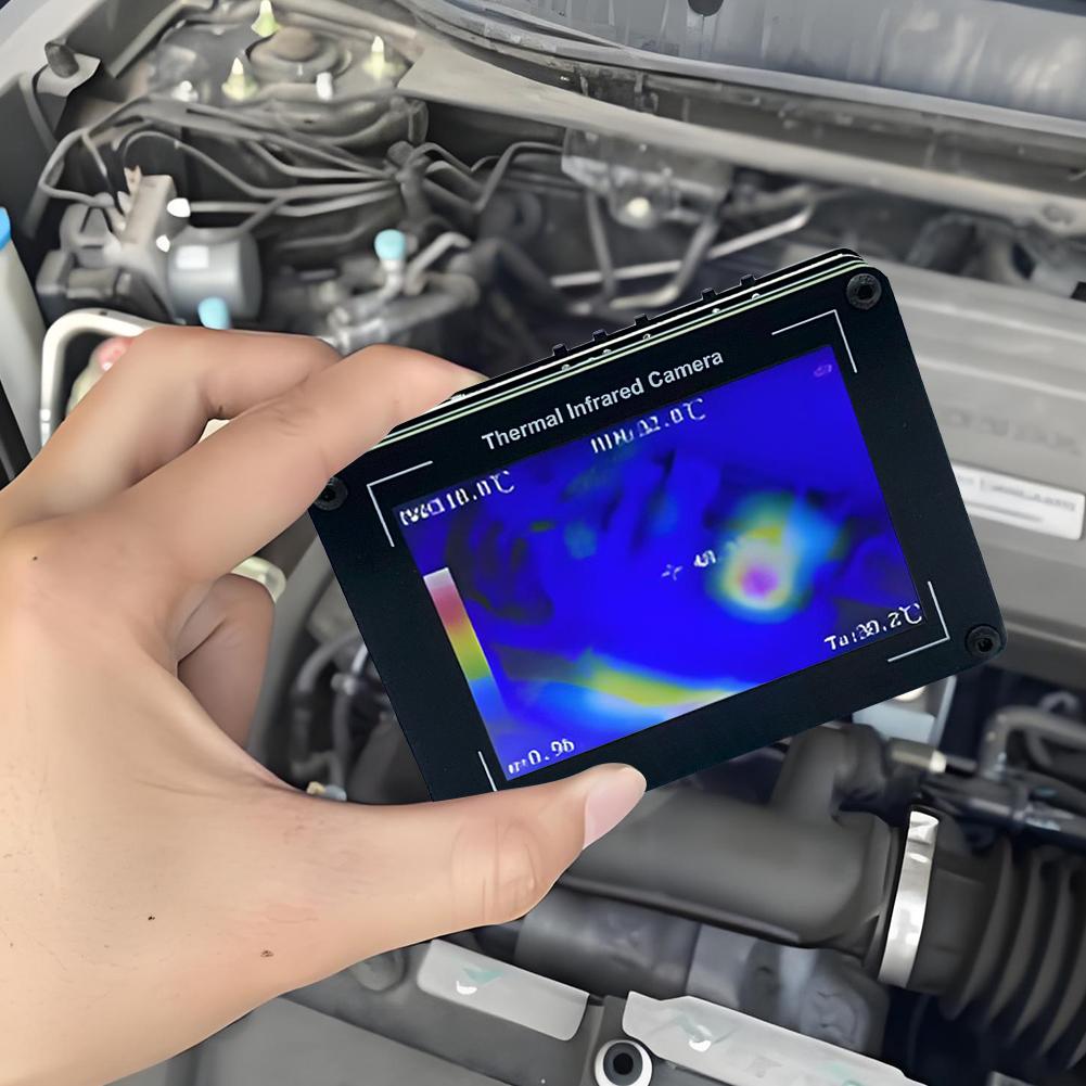 MLX90640 AMG8833 Портативные инфракрасные датчики Легкая цифровая тепловизионная камера Зарядка через USB для строительной среды