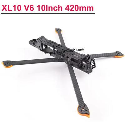 Комплект рамы XL10 V6 10 дюймов 420 мм с корпусом из углеродного волокна 3K, подходит для дистанционно управляемого квадрокоптера