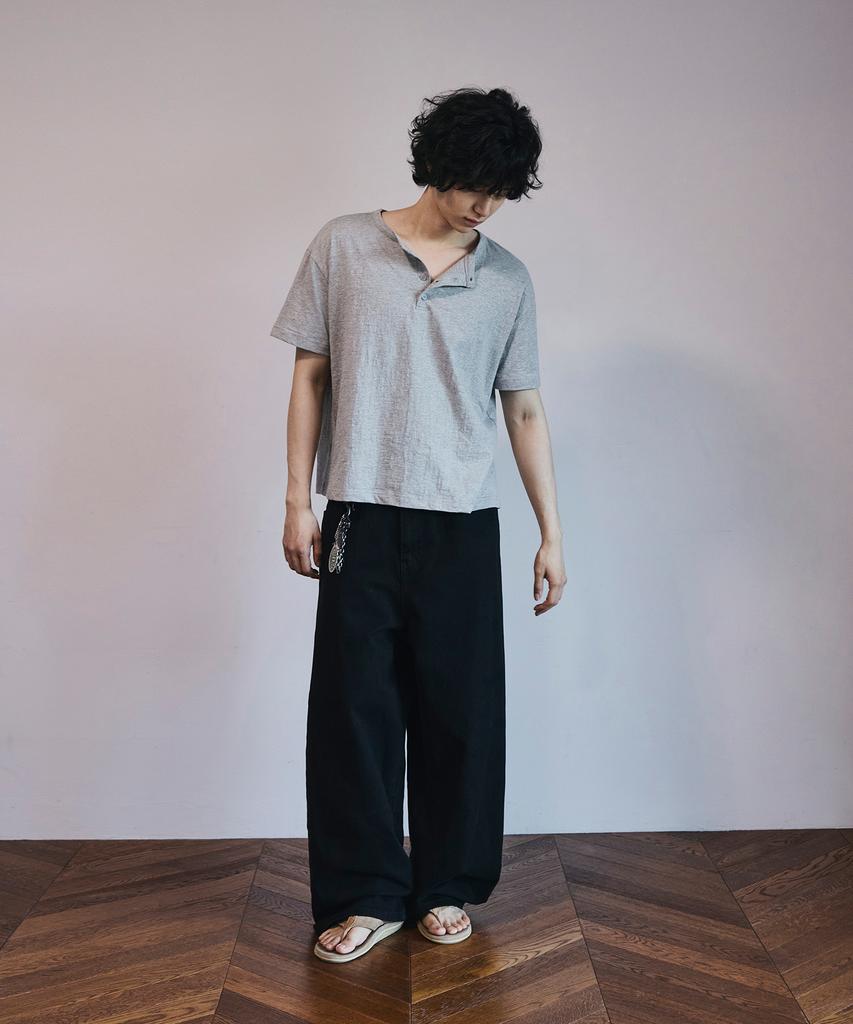 SIGNATURE Summer Wide Curved Linen-Like Pants [2 Colors]