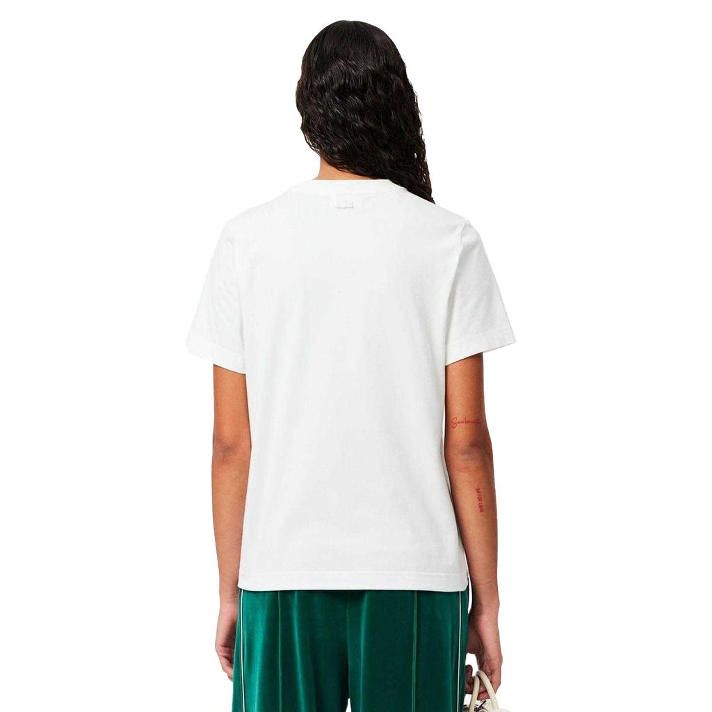 Lacoste Womens/Ladies Floral Cotton T-Shirt