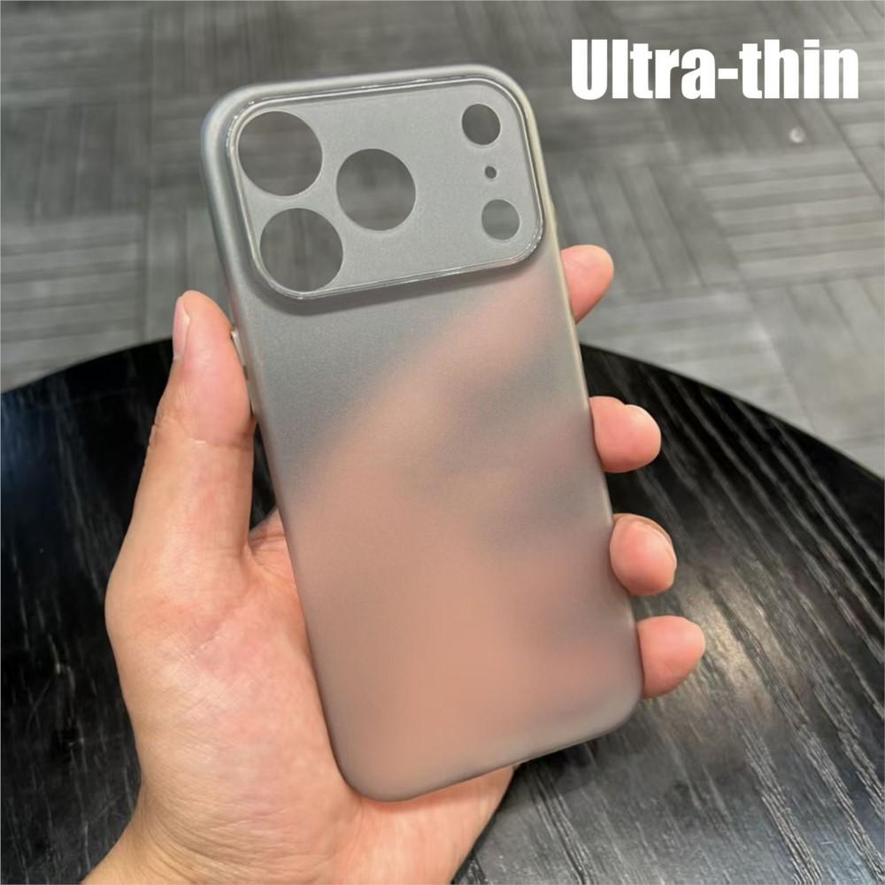 Ультратонкий Матовый ПП Чехол Для iphone 11 12 13 14 15 16 17 Pro X Xr Xs Max 13 mini 7 8 Plus SE 16e Прозрачный Жесткий ПК Чехлы