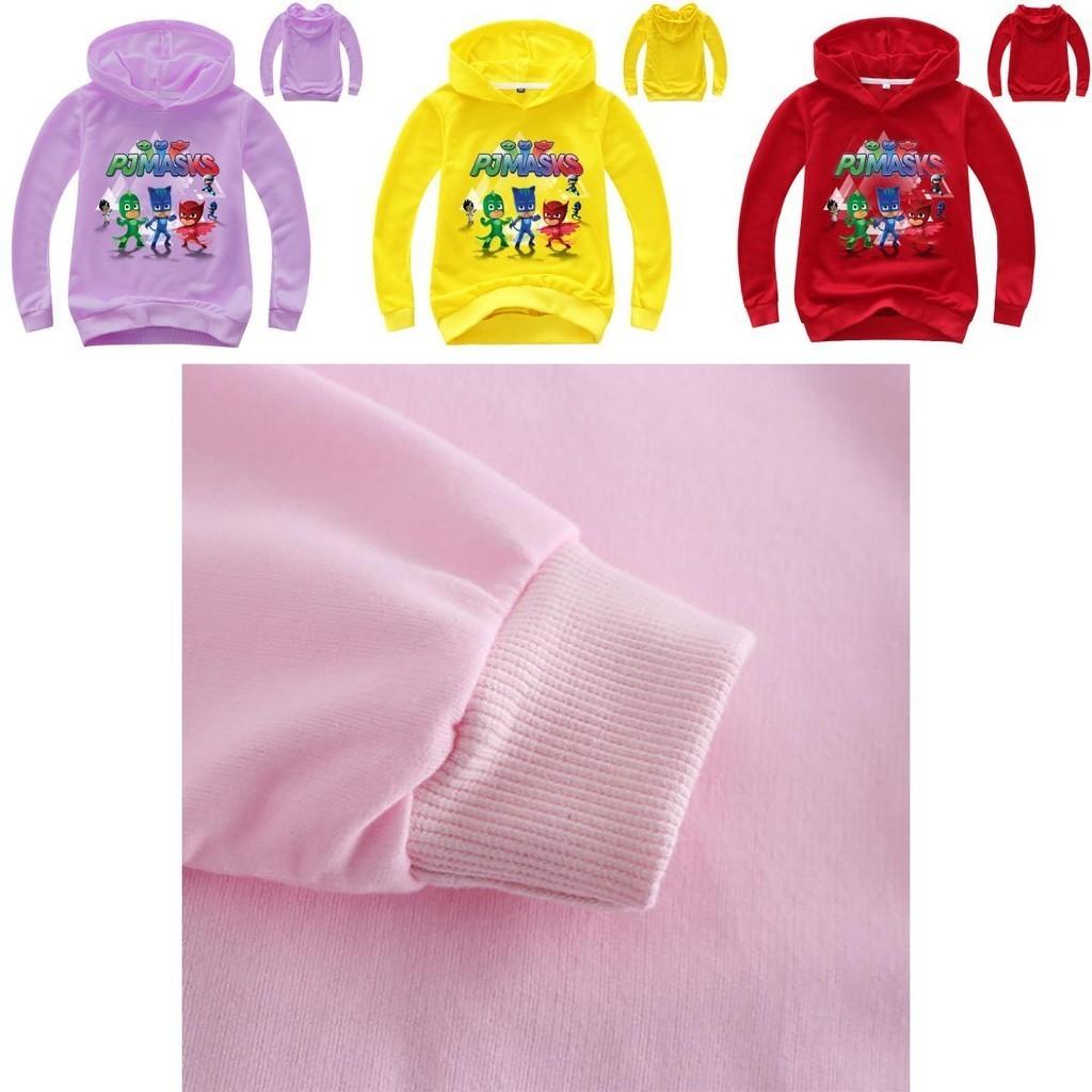 Superhero Pj Masks Kids Long Sleeve Hoodie Stylish And Comfortable Sweatshirt Top