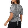 Brave Soul Womens/Ladies V Neck Puff Sleeve Wrap Top