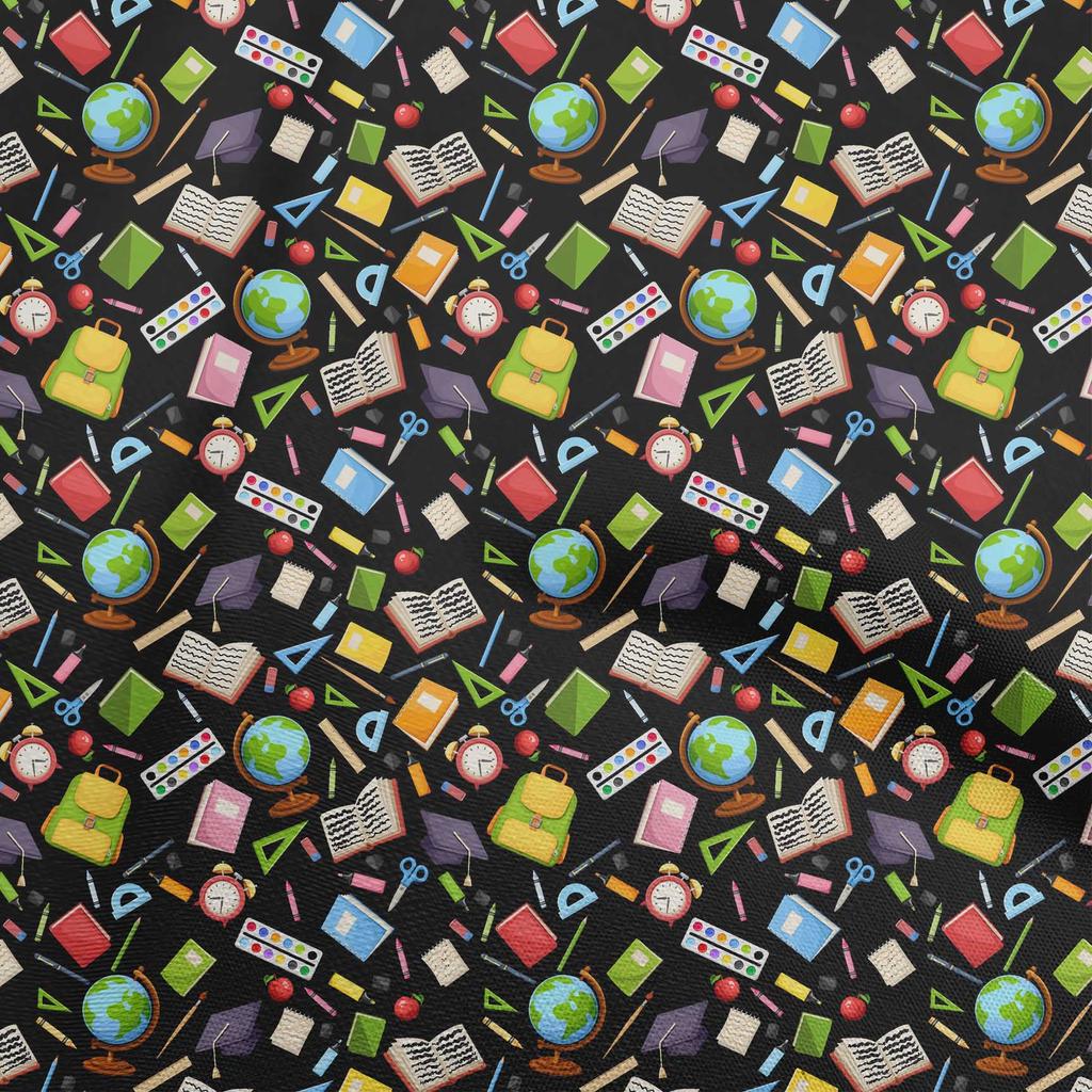 oneOone Cotton Flex Light Brown Fabric Kids  Sewing Material Print Fabric By The Yard 40 Inch