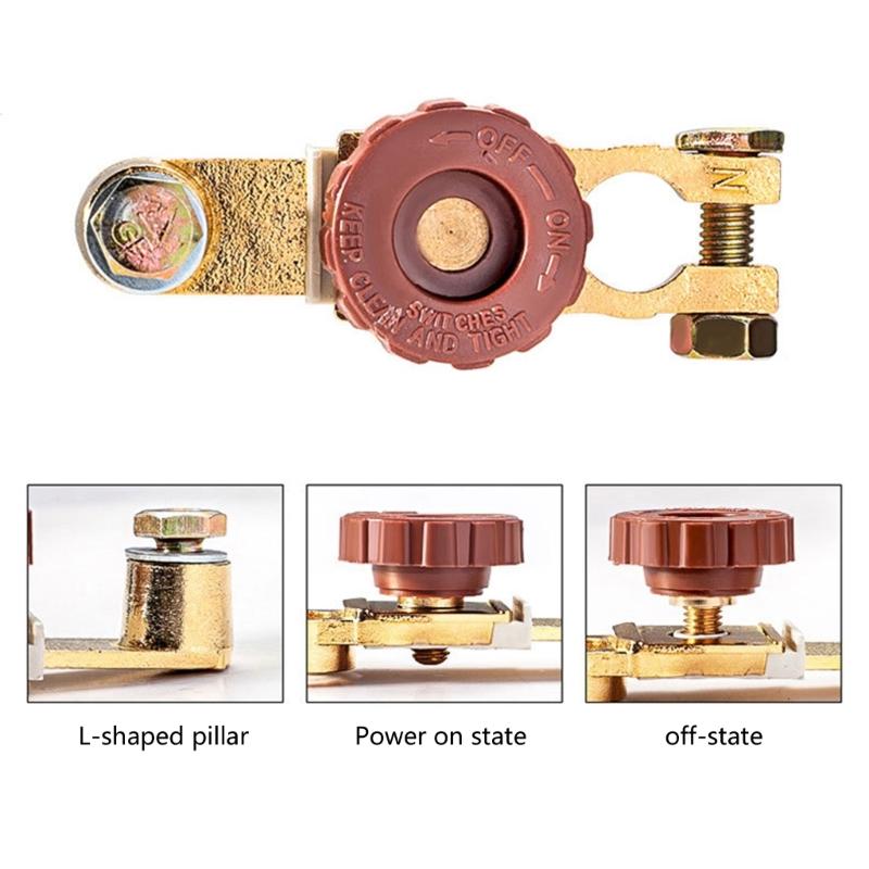 Универсальный изолятор аккумулятора Верхний вывод Выключатель разъединения аккумулятора Быстроразъемный выключатель отключения аккумулятора для грузовика