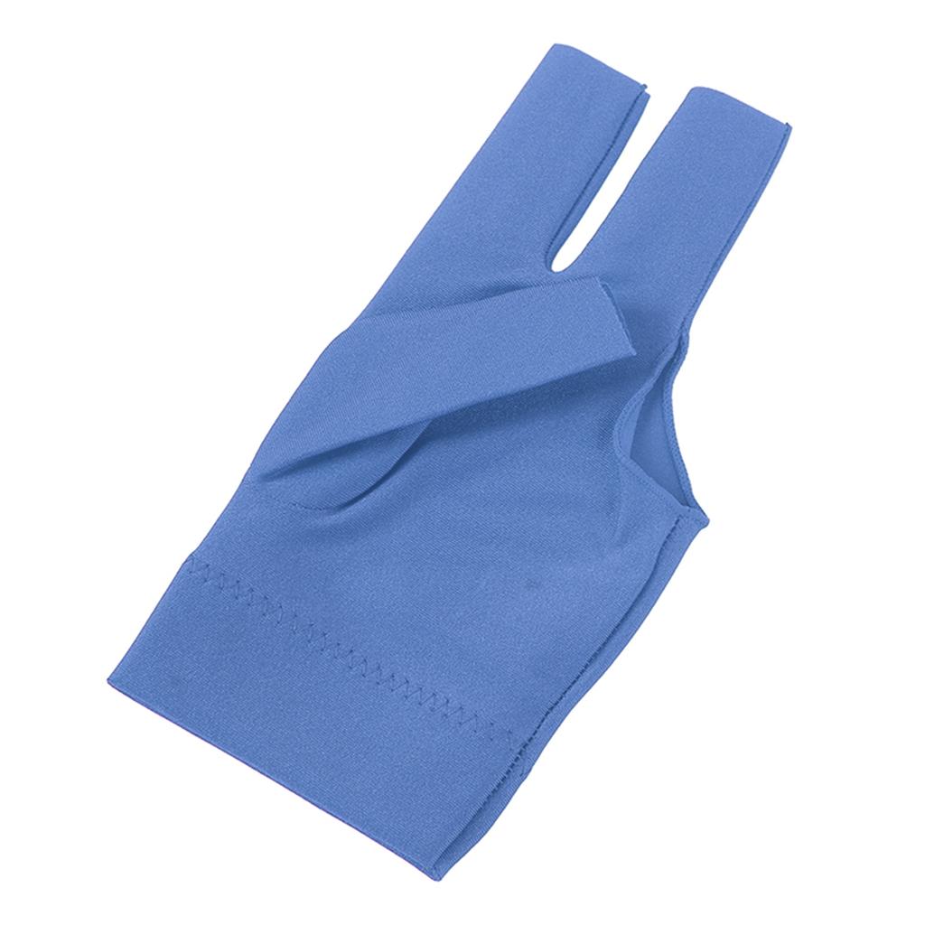 Перчатки для бильярда Пул 3 пальца Перчатки для кия Перчатки для стрелков Снукер Спортивная перчатка для кия для левой правой руки Синие