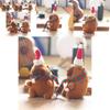 Charming Miniature Capybara Plush Toy Keychain 14cm Perfect For Holiday Cheer