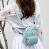 Women's Mini Backpacks PU Leather Crossbody Bag Ladies Phone Pouch  Solid Color Mochilas Para Mujer Shoulder Bag