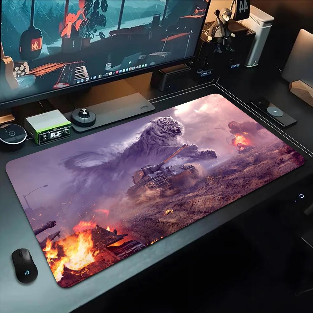 Коврик для мыши World of Tanks 500X1000 мм Большой игровой коврик для мыши Геймерский XL Резиновый Отаку Клавиатурный коврик Настольный коврик для ноутбука