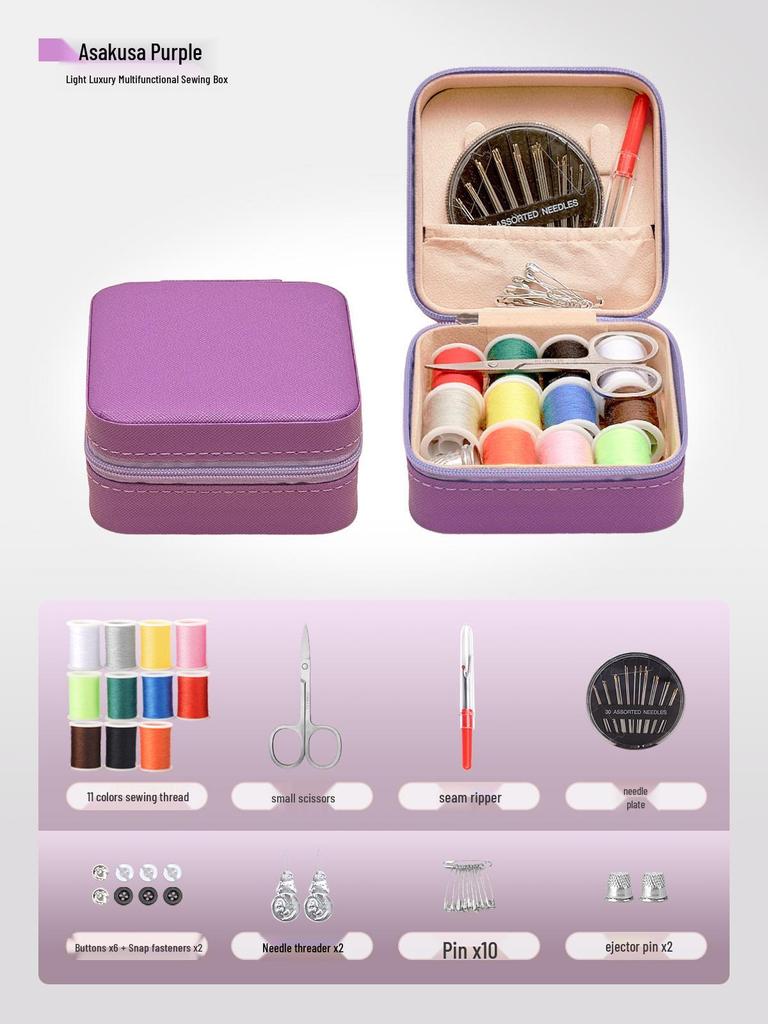 High-Quality Portable Needle & Thread Sewing Kit: Practical Mini Set for Home or Dormitory Mending
