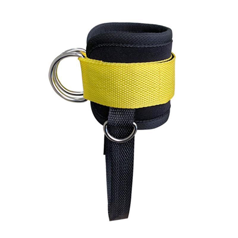 Fitness Gantry Ankle Buckle Upgraded Strap Four D Rings Multi-directional Leg Training Hip Training Strength Trainer Legs