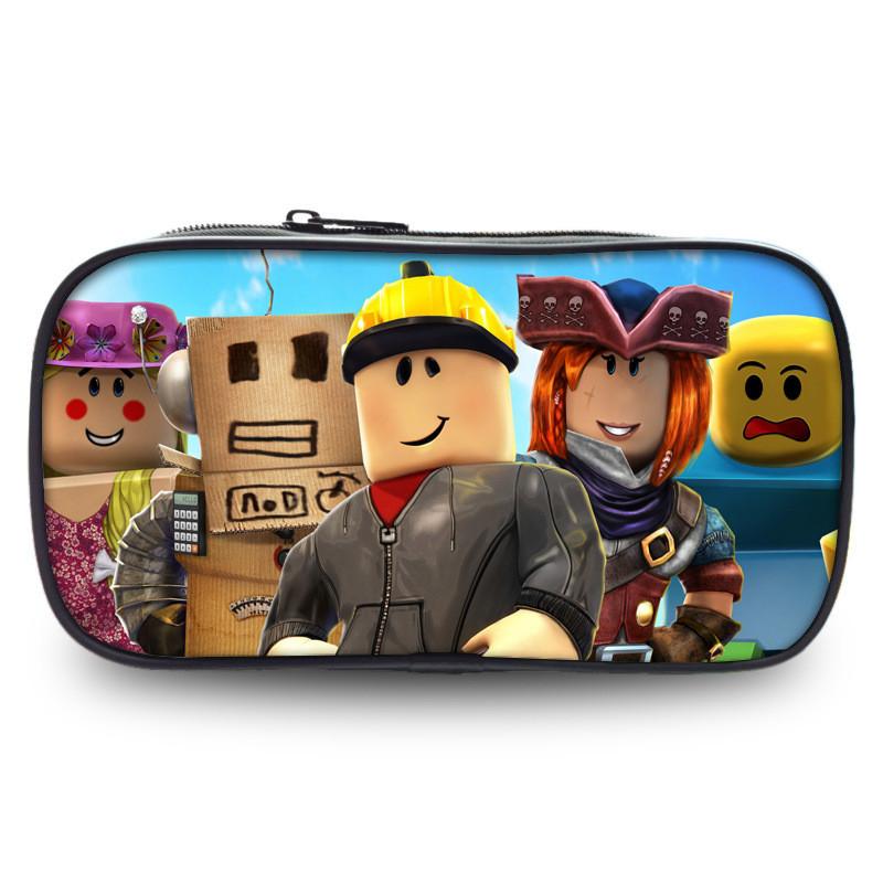 Roblox Pencil Case Large Capacity Nylon School Supplies For Kids And Teens