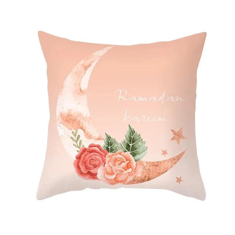 Ramadhan Printed Pillowcases Muslim Festival Pillowcases Eid Party Home Decor Moon Feast