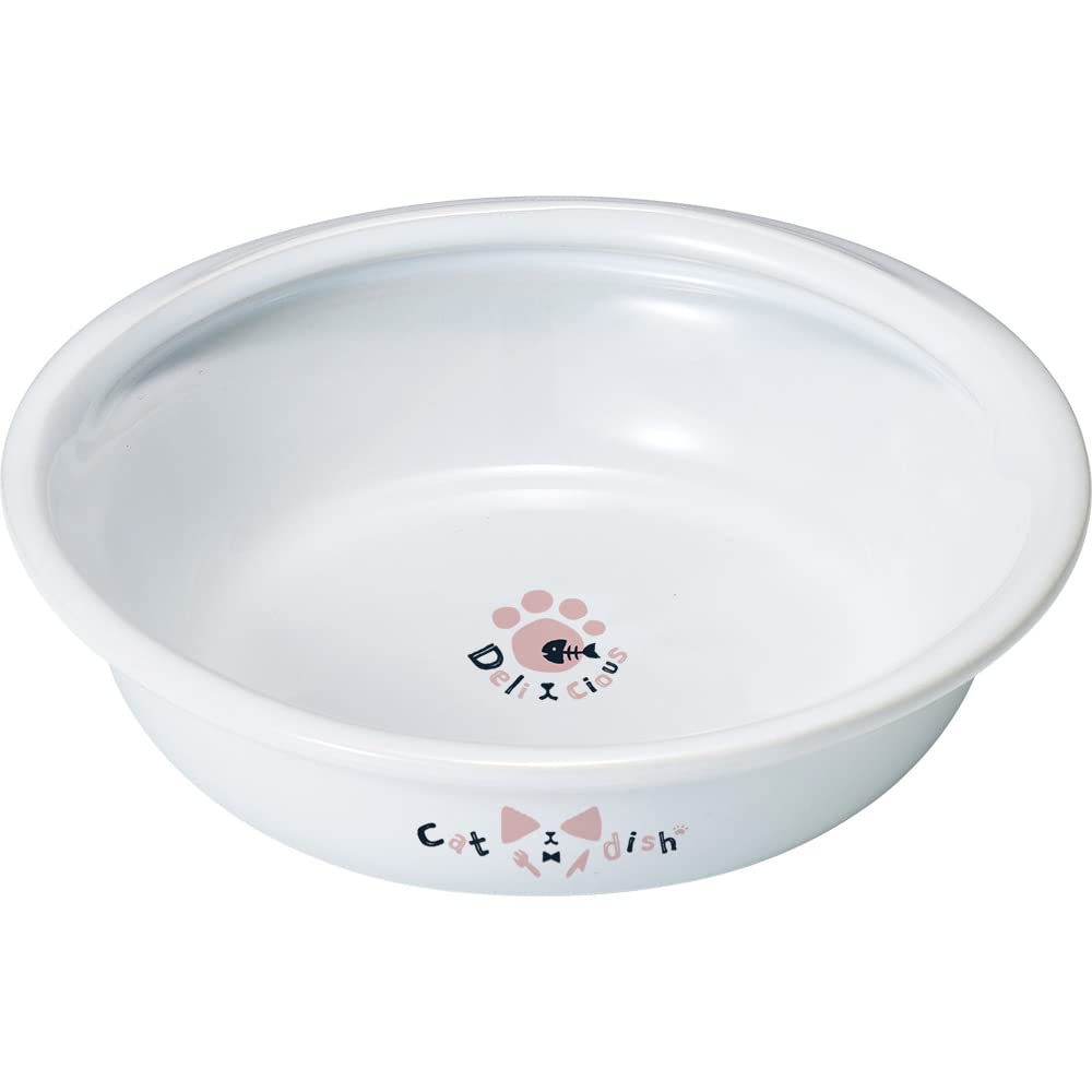 Керамическая посуда для кошек Marukan NYANTA CLUB с защитой от пролития жидкости