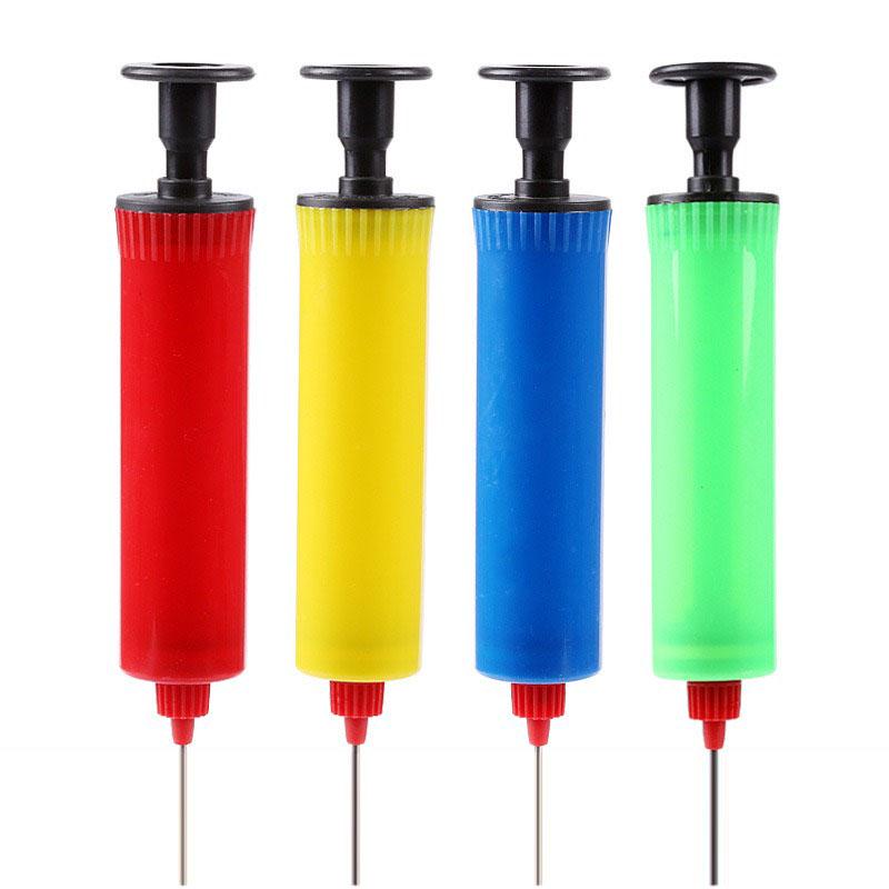 Inflator Hand Air Pump Needle Ball Adapter Football Basketball Random Color