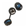 M23 RJ45 Cat6 Connector Simple Assembly Shielded RJ45 Cat6 IP68 Resistant Coupler Combines Two Ethernet Cables