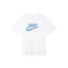 Solid Color Logo Short Sleeve Crew Neck T-Shirt Men Tops White DZ2998-100