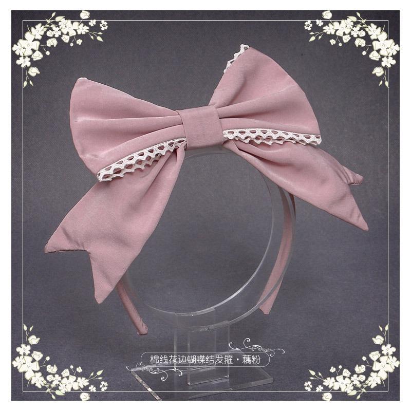 Женская заколка для волос olita, головной убор, женские аксессуары для волос, разноцветная повязка на голову с бантом, свежая и милая