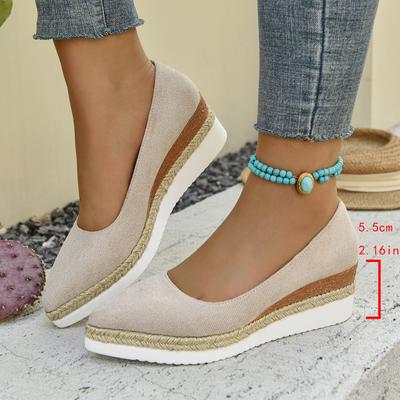 Модная повседневная обувь для женщин, обувь на каблуке, женские танкетки, ретро женские туфли-лодочки, туфли на платформе с глубоким вырезом, офисная женская обувь 2025