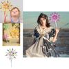 Outdoor Decorative Windmill Toy Handmade Diy With Radish Design