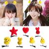 Star Chicken Barrettes Dog Duck Hair Clip Personalized   Girls/Female