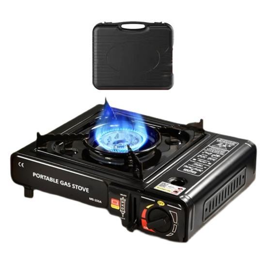 Camping Stove Outdoor Cooking Burner High-Temperature Resistant Travel Use 2900W BBQ Butane Gas Burner Stove