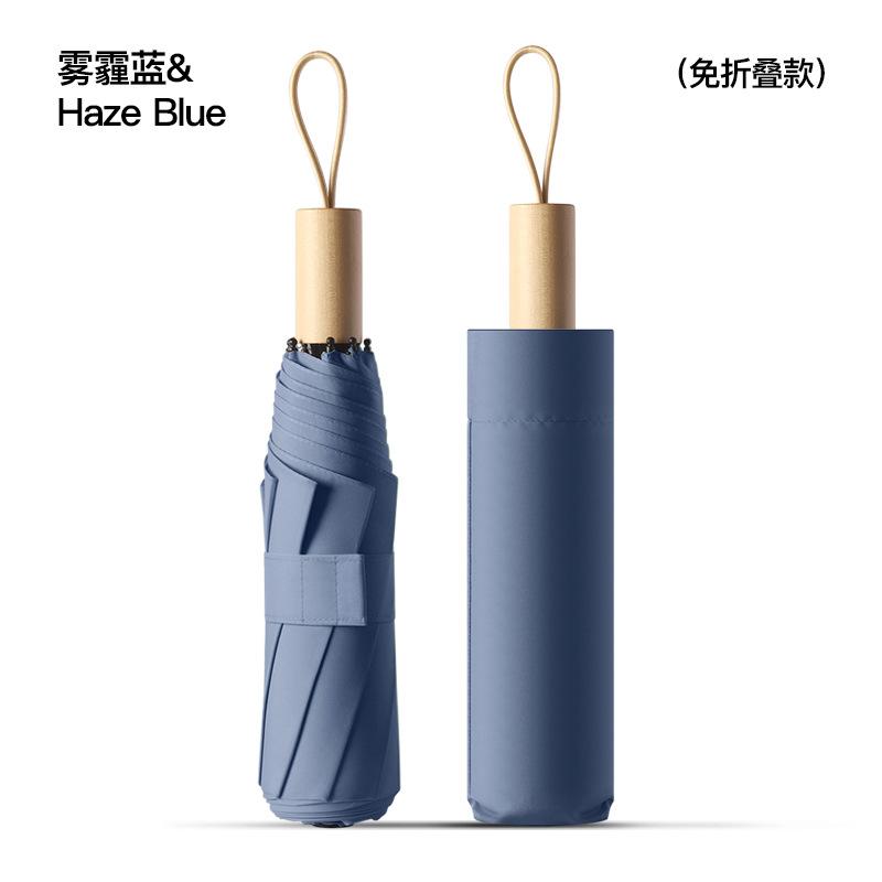 Новый трехсекционный зонт, легко складывается вручную, накладка с эффектом памяти, инновационный зонт, легкий, усовершенствованный второй зонт без складывания