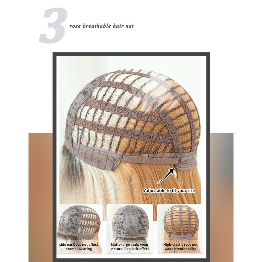 Новый женский парик, длинные светлые волосы, длинные прямые волосы, парик, полный головной убор, украшение для красоты, изменение формы, Cospaly