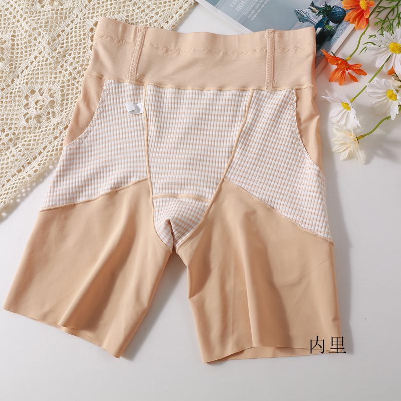 Safet In Plus Size Briefs High Waist Anti Glare Knickers Women with Lingerie Cotton Crotch Panties