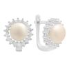 Silver Earrings with Natural Pearls (2197980)