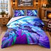Valorant Pattern Bedding 3Pcs Set Bed Sheet And Pillowcases For Indoor Bedroom