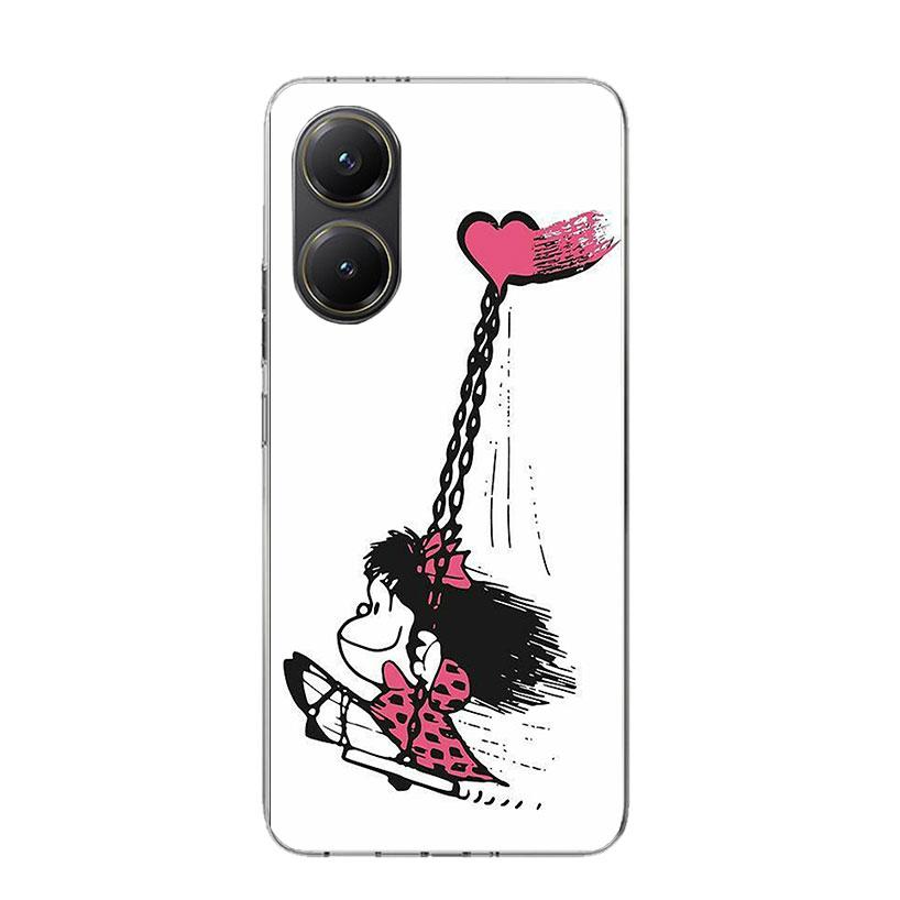 Cartoon Cute Mafalda Phone Case For Xiaomi Poco F7 Ultra X7 X6 Pro X5 Redmi 15 15C 13 13C 12 12C 10 10A 10C 9 9A 9C 9T Shell Poc