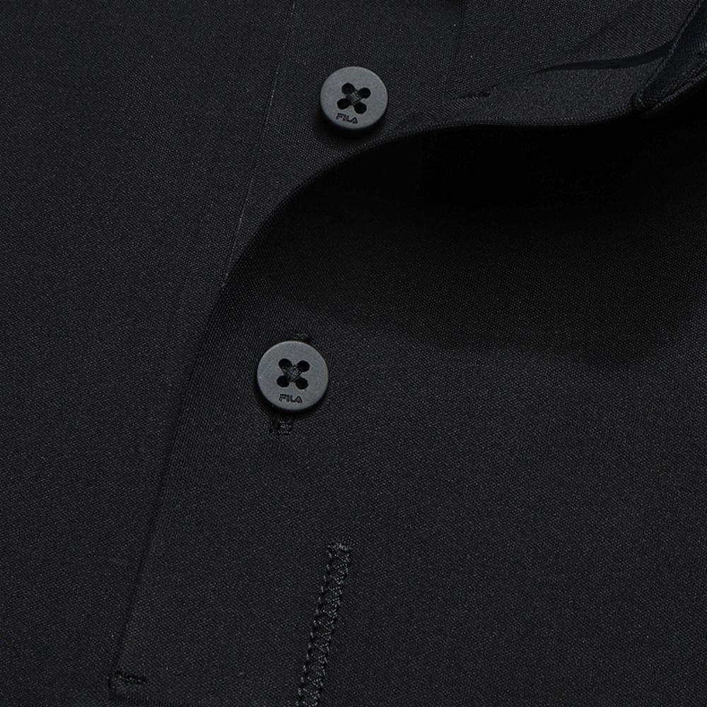 Fila Стильная Минималистичная Повседневная Легкая Деловая Качественная Универсальная Удобная Вязаная Рубашка-поло с коротким рукавом Мужские топы Черный Синий F11M612106FBK