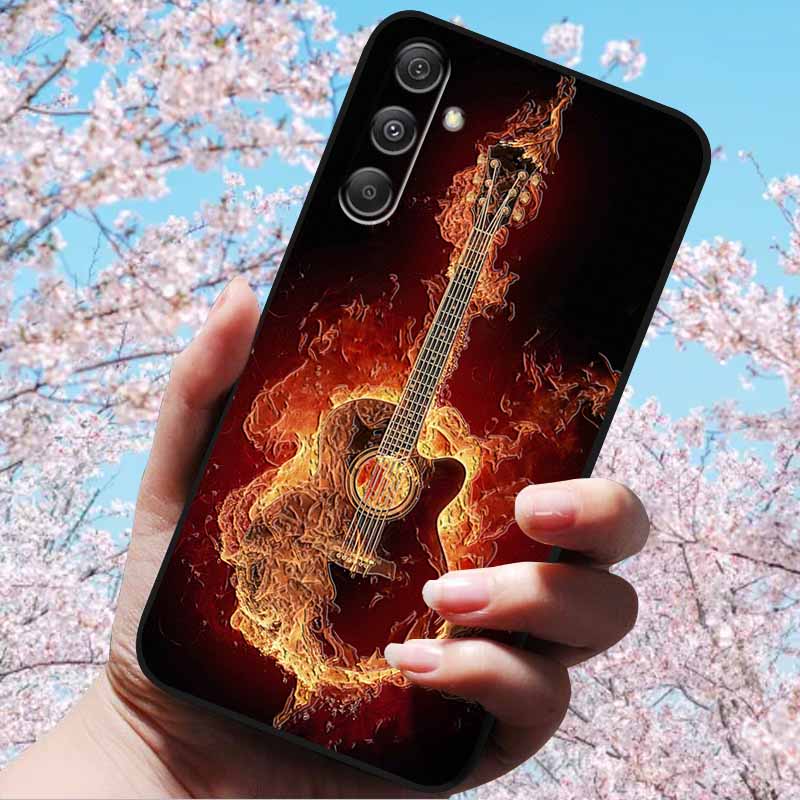 Для Samsung Galaxy A16 5G 4G Чехлы 3D Рельефные Мягкий Силиконовый Чехол Ретро Тисненый для Galaxy S24 FE Plus S 24 Телефон 3D Мягкие Чехлы