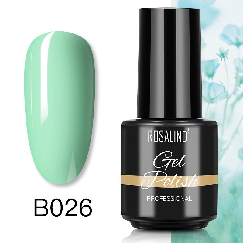 Гель-лак для ногтей ROSALIND, замачиваемый УФ-светодиодный гель-лак, полуперманентный гель-лак для ногтей для дизайна ногтей