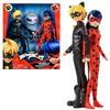 Pack of 2 Miraculous Ladybug 26 Cm Fashion Dolls - Relive the Adventures of Ladybug and Cat Noir