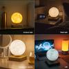 Novelty Levitating Moon Night Light 360° Rotation Magnetic Floating Moon Lamp With 3 Colors  For for Home Office Desk Decor