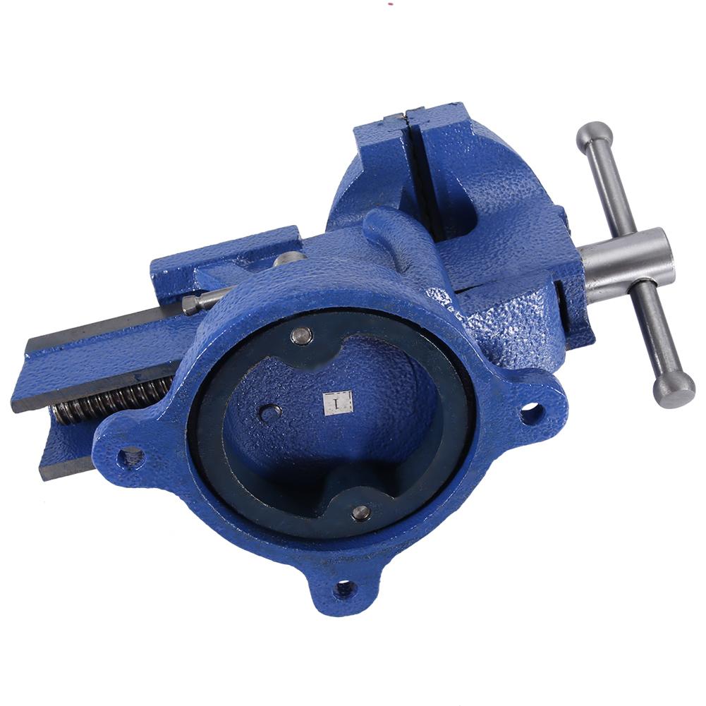 Bench Vise Heavy Duty Tabletop Clamp with Anvil Swivel Locking Base (4 )