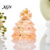 Relaxation Toys for Travel Christmas Tree Stress Ball, Soft TPR Squeeze Toy Relief, Glow Relief Adults in Dark Hand Fidget Sensory Toy, Holiday