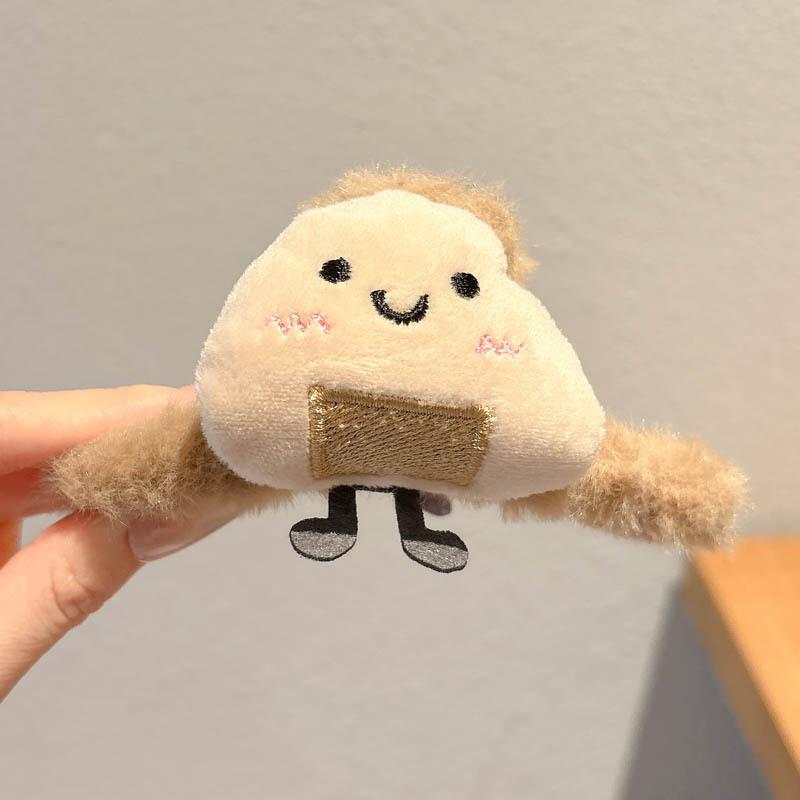 Мультяшный плюшевый зажим-краб для волос женский большой зажим с высоким уровнем чувства заколка для волос осень и зима зажим-акула для волос на затылок милый головной убор