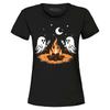 Ghosts Roasting Marshmellows S'mores Women's T-Shirt Halloween Campfire Shirt